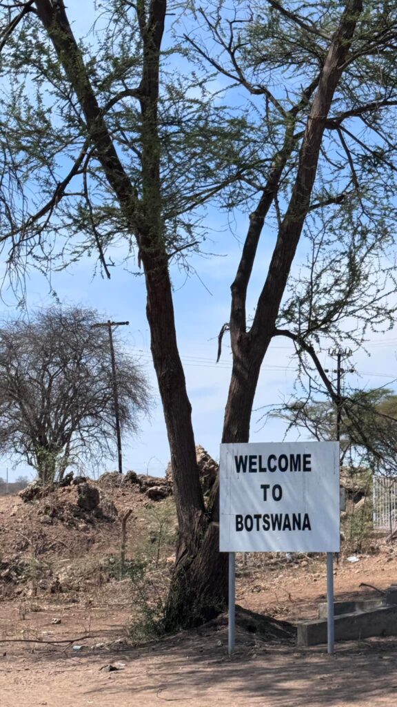 Wjazd do Botswany.