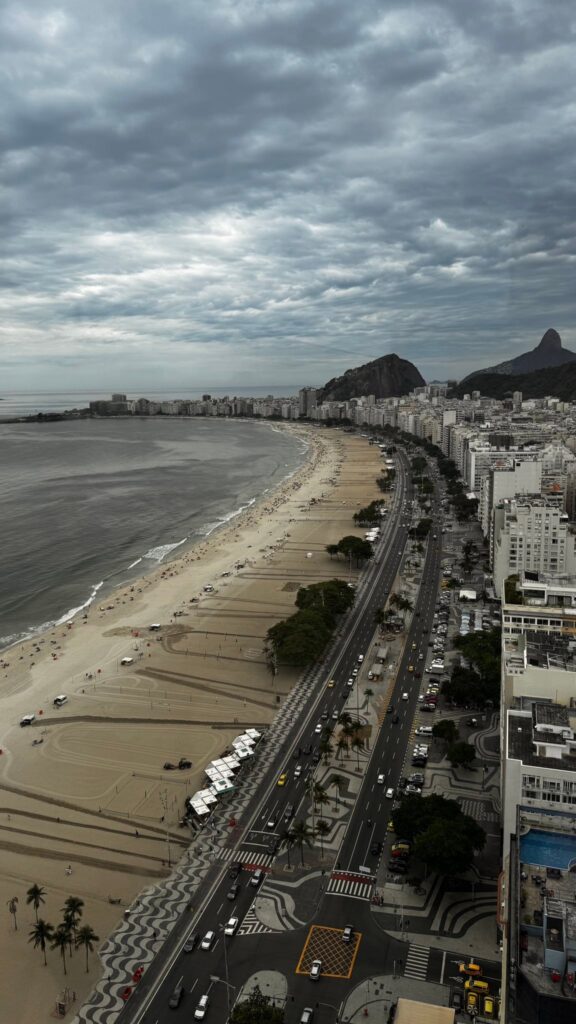 Copacabana widziana z góry.