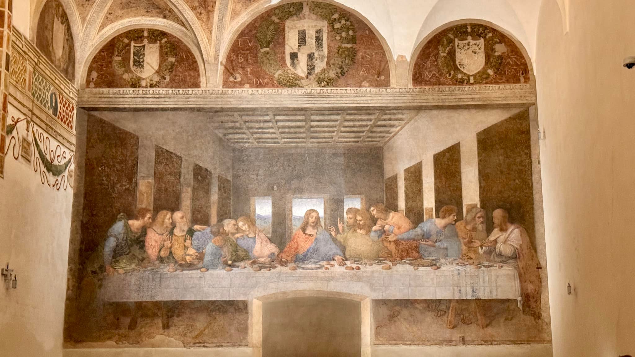 Ostatnia Wieczerza w refektarzu Santa Maria delle Grazie.